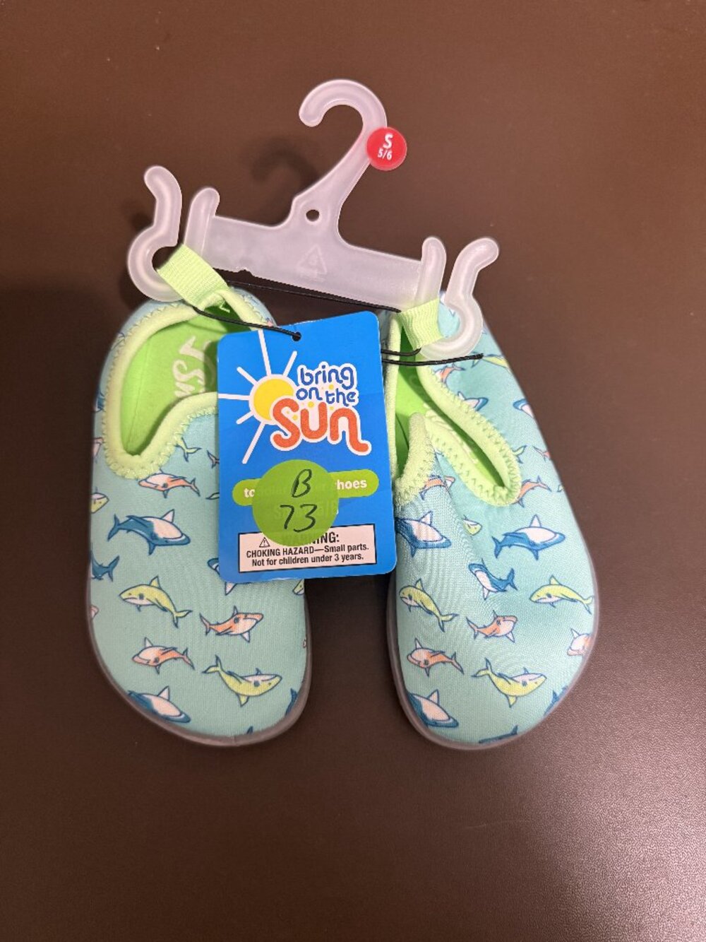Sun Smart Toddler Water Shoes Size - S (5/6)